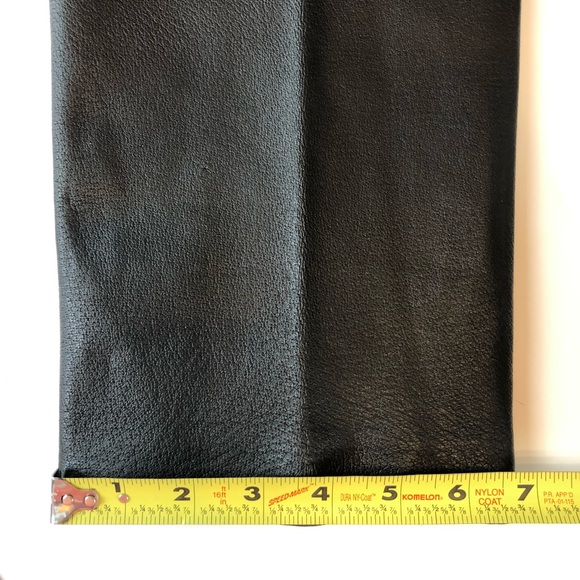 BAGATELLE Vintage Genuine Soft Leather High Waist Straight Leg Pants - Picture 14 of 14